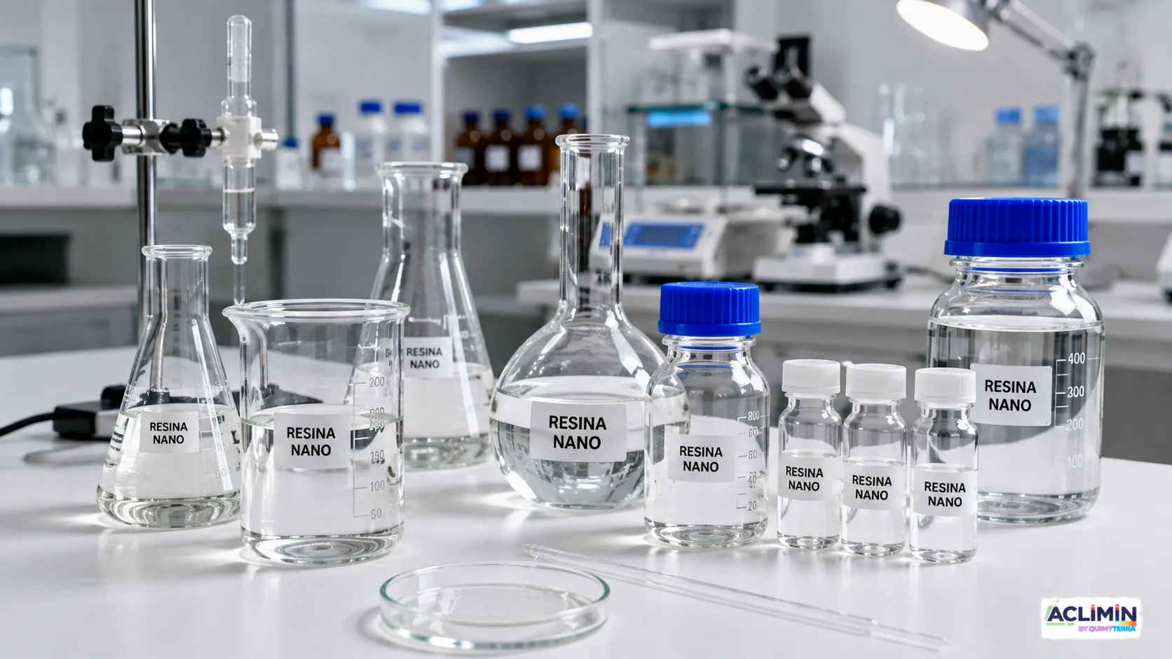 Investigación y desarrollo de la nano-resina